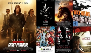 My trips to the cinema 2012