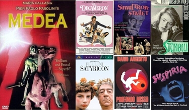 FELLINI,  ARGENTO,  BERGMAR, TARKOVSKY